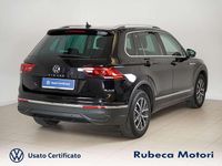 Usata VW Tiguan Life 131 CV (96 kW) 2021 Nero SUV