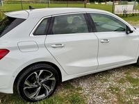 Usata Audi A3 Advanced 150 CV (110 kW) 2020 Bianco Berlina