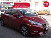 Begagnad Nissan Micra N-Connecta 90 HK (66 kW) 2018 Röd Halvkombi