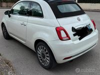 Usata Fiat 500 70 CV (51 kW) 2016 Bianco Cabrio