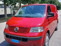 Usata VW Transporter 131 CV (96 kW) 2004 Rosso Furgone
