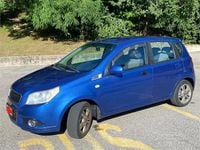 Usata Chevrolet Aveo 84 CV (61 kW) 2009 Blu Utilitaria