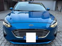 Usata Ford Focus Titanium 120 CV (88 kW) 2019 Blu Berlina