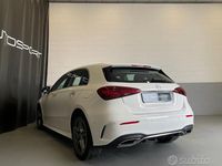 Usata Mercedes A180 AMG line 136 CV (100 kW) 2023 Bianco Berlina