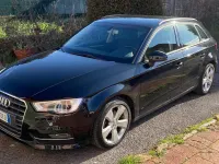 Usata Audi A3 Ambition 110 CV (80 kW) 2015 Nero Berlina