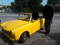 Usata Trabant 601 1987 Giallo Cabrio