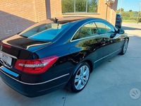 Usata Mercedes E250 Avantgarde 204 CV (150 kW) 2010 Nero Coupé