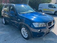 Usata BMW X3 Efficient Dynamics 184 CV (135 kW) 2011 Nero SUV