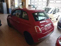 Usata Fiat 500 Pop 69 CV (50 kW) 2009 Rosso Cabrio