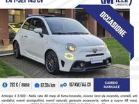Usata Abarth 595C 145 CV (106 kW) 2017 Bianco Cabrio