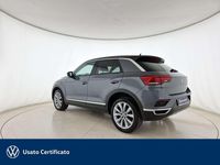 Usata VW T-Roc Advance 150 CV (110 kW) 2020 Indium grey metallizzato nero SUV