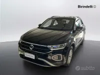 Usata VW T-Roc Life 110 CV (80 kW) 2022 Nero SUV