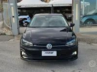 Usata VW Polo R-line 95 CV (69 kW) 2018 Nero Utilitaria