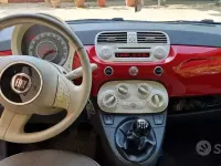 Usata Fiat 500 100 CV (73 kW) 2009 Rosso Cabrio
