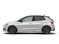 Nuova Skoda Fabia 115 CV (84 kW) 2026 Bianco luna metallizzato nero tulipano p Utilitaria