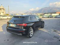 Usata Audi A3 Advanced 150 CV (110 kW) 2022 Nero Berlina