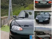 Usata Mazda MX5 110 CV (80 kW) 2000 Verde Cabrio