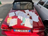 Usata Alfa Romeo Spider 117 CV (86 kW) 1992 Rosso Cabrio