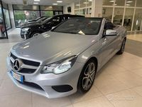 Usata Mercedes E200 Executive 184 CV (135 kW) 2014 Grigio Cabrio