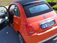 Usata Fiat 500C 69 CV (50 kW) 2017 Arancione Cabrio
