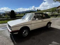 Usata VW Golf Cabriolet 75 CV (55 kW) 1986 Bianco Cabrio