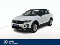 Usata VW T-Roc Life 110 CV (80 kW) 2022 Bianco SUV