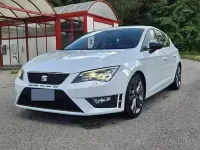 Usata Seat Leon 110 CV (80 kW) 2016 Bianco Berlina