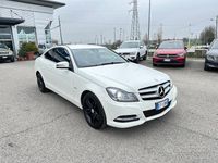 Usata Mercedes C220 Executive 169 CV (124 kW) 2013 Bianco Coupé