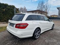 Usata Mercedes E220 Avantgarde 169 CV (124 kW) 2013 Bianco Station wagon