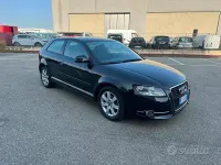 Usata Audi A3 Young 90 CV (66 kW) 2010 Nero Utilitaria