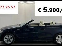 Usata BMW 120 Cabriolet 177 CV (130 kW) 2009 Blu Cabrio