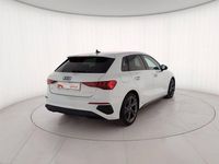 Usata Audi A3 S-Line 150 CV (110 kW) 2021 Bianco metallizzato Berlina