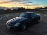 Usata Mercedes SLK200 163 CV (119 kW) 2001 Nero Cabrio