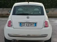 Käytetty Fiat 500 Lounge 69 HP (50 kW) 2010 Valkoinen Viistoperä