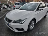 Usata Seat Leon Style 131 CV (96 kW) 2020 Bianco Berlina