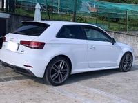 Usata Audi A3 S-Line 200 CV (147 kW) 2017 Bianco Berlina