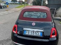 Usata Fiat 500C 69 CV (50 kW) 2015 Nero Cabrio