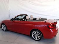 Usata BMW 220 Luxury Line 190 CV (139 kW) 2015 Rosso Cabrio