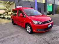 Usata VW Caddy Maxi 102 CV (75 kW) 2013 Rosso Monovolume