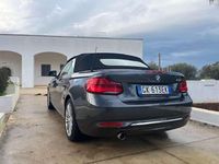Usata BMW 218 Luxury Line 136 CV (100 kW) 2018 Grigio Cabrio