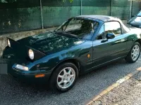Usata Mazda MX5 90 CV (66 kW) 1995 Verde Cabrio
