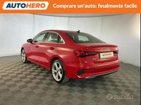 Usata Audi A3 Advanced 150 CV (110 kW) 2022 Rosso Berlina