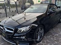 Usata Mercedes E300 AMG 245 CV (180 kW) 2019 Nero Cabrio