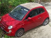 Käytetty Fiat 500 Red 95 HP (69 kW) 2010 Punainen Avoauto