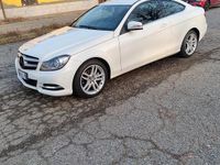 Usata Mercedes C220 177 CV (130 kW) 2012 Bianco Coupé