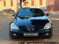 Usata Mercedes SLK350 272 CV (200 kW) 2005 Blu Cabrio