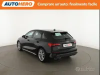 Usata Audi A3 S-Line 150 CV (110 kW) 2020 Nero Berlina