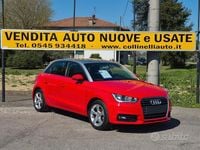 Usata Audi A1 Sportback Ambiente 95 CV (69 kW) 2018 Rosso misano/tetto argento Utilitaria