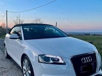 Usata Audi A3 Cabriolet Attraction 105 CV (77 kW) 2013 Bianco Cabrio