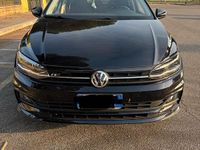 Usata VW Polo R-line 95 CV (69 kW) 2020 Nero Berlina
